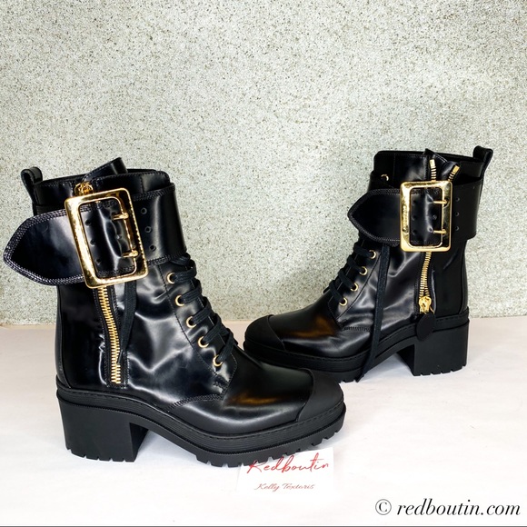 Burberry boots gold Clearance